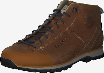 Bottines à lacets Dolomite en marron : devant