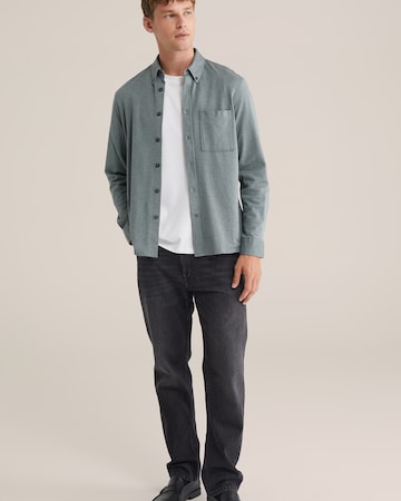 WE Fashion - Ajuste regular Camisa en verde