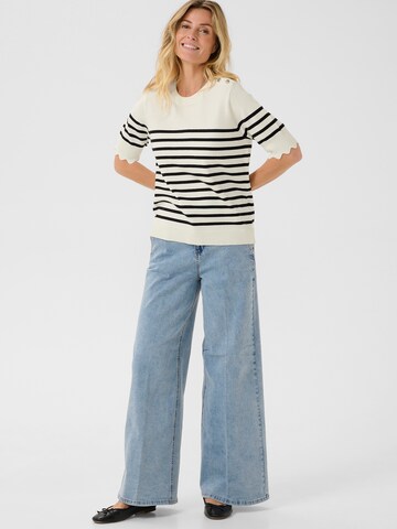 Pull-over 'CR Villea' Cream en blanc