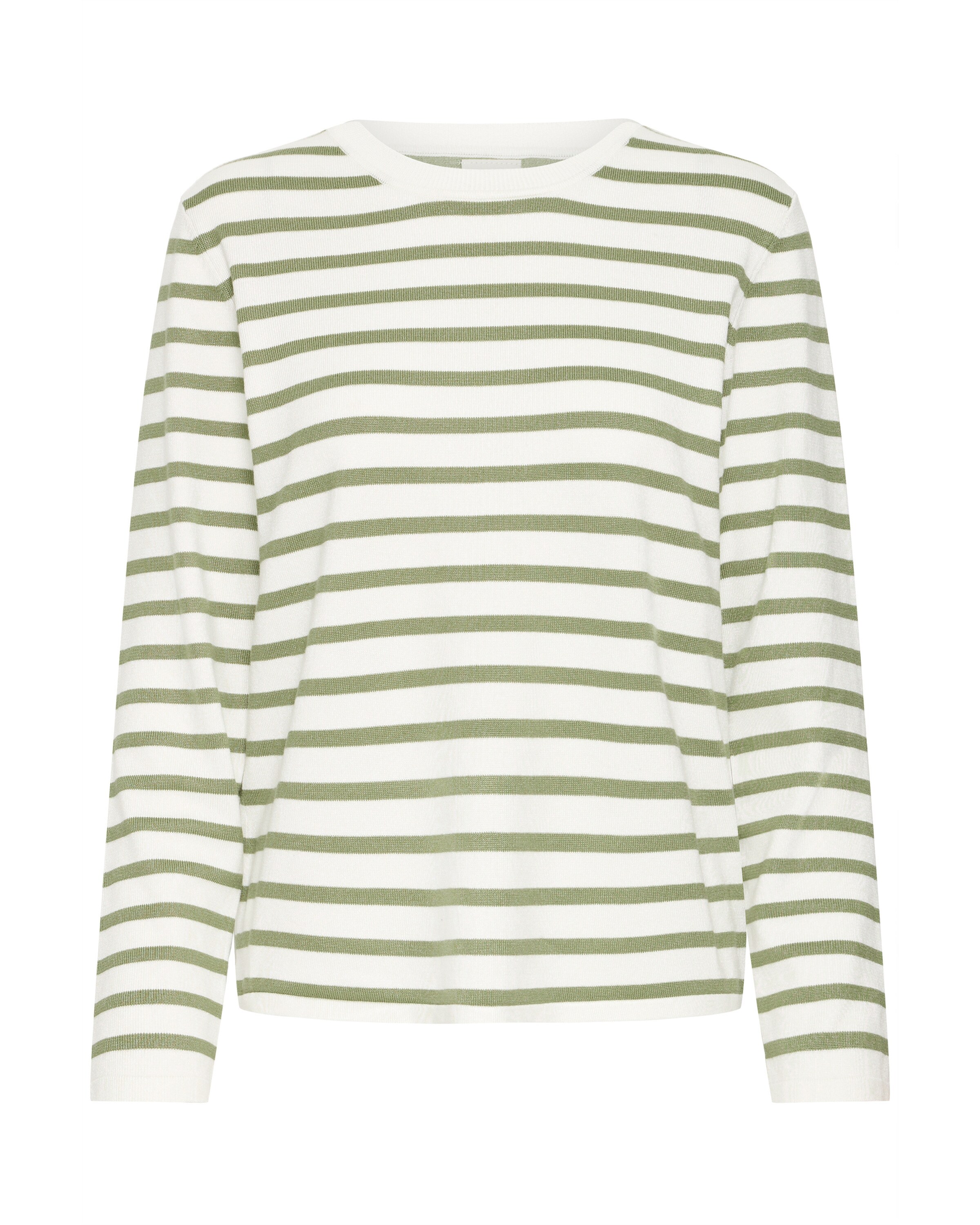 Pull-over 'LULS' ICHI en blanc : devant