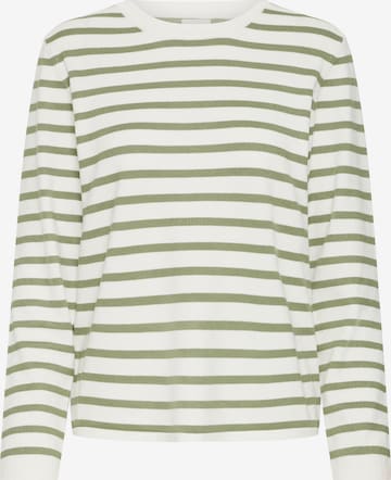 Pull-over 'LULS' ICHI en blanc : devant