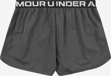 UNDER ARMOUR Regular Workout Pants 'Play Up' in Grey