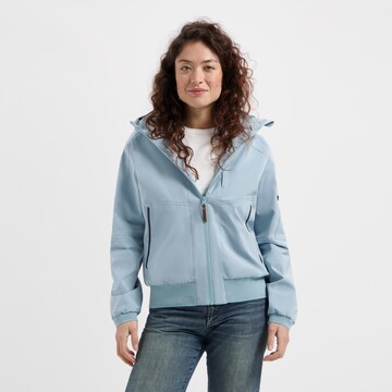 Travelin Outdoorjas in Blauw: voorkant
