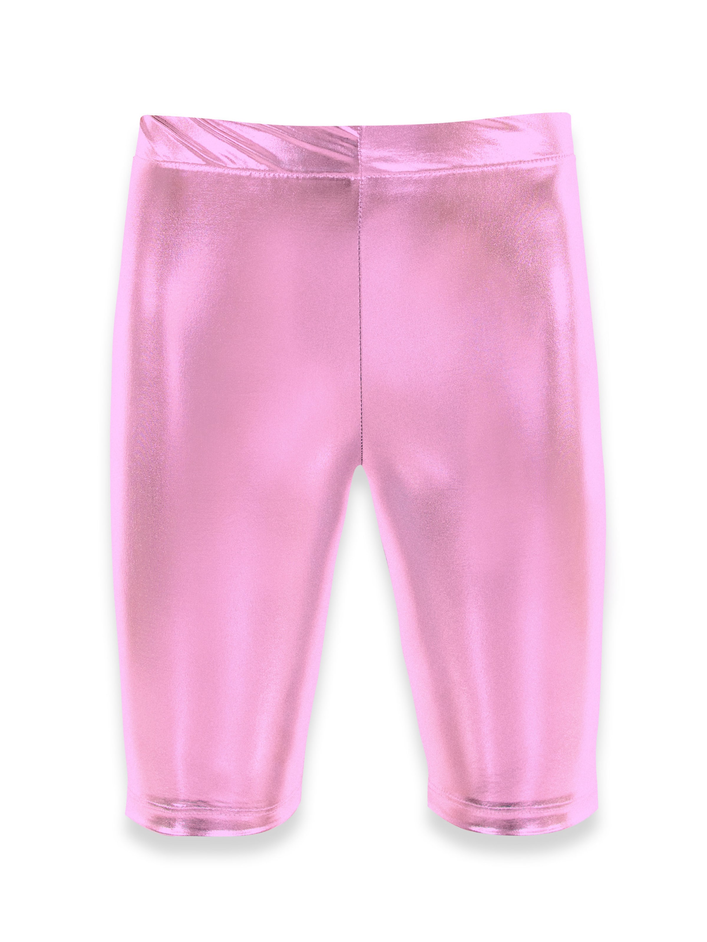 Denokids Skinny Leggings ' Above Knee ' in Pink: front