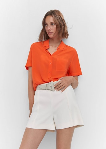 MANGO Bluse 'Moss' i orange