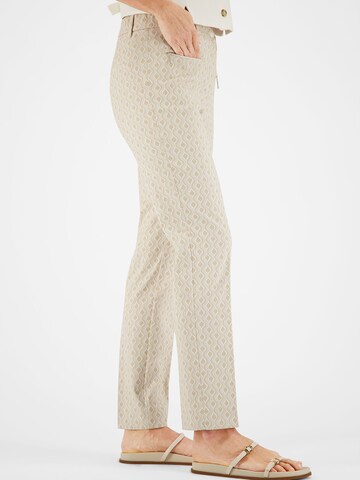Gardeur Slimfit Hose 'ZENE51' in Beige