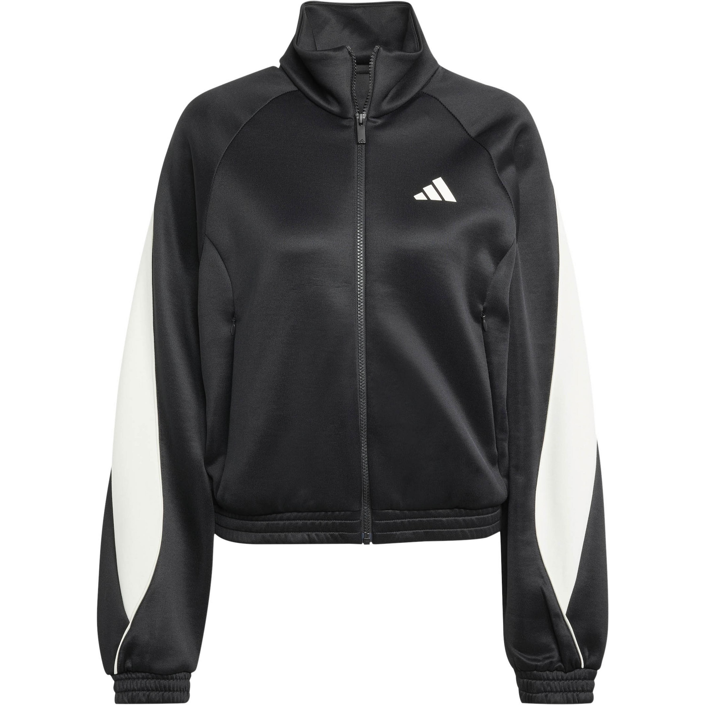 ADIDAS SPORTSWEAR Jakna za trening 'Stadium' | črna barva: sprednja stran