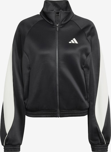Jachetă de trening 'Stadium' pe XS ADIDAS SPORTSWEAR pe negru / alb, Vizualizare produs