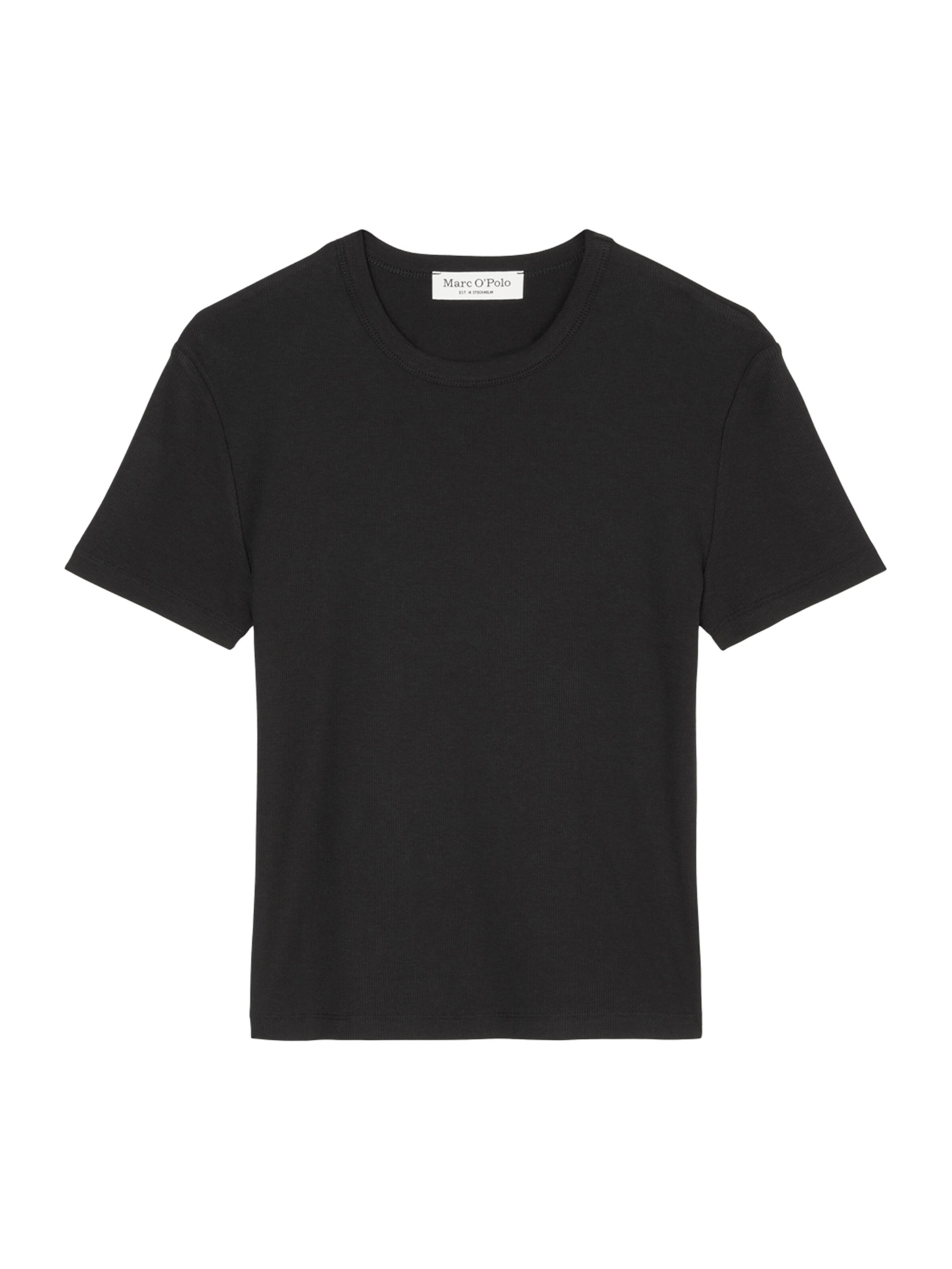 Marc O'Polo Shirt ' Minimal Hybrid ' in Black: front
