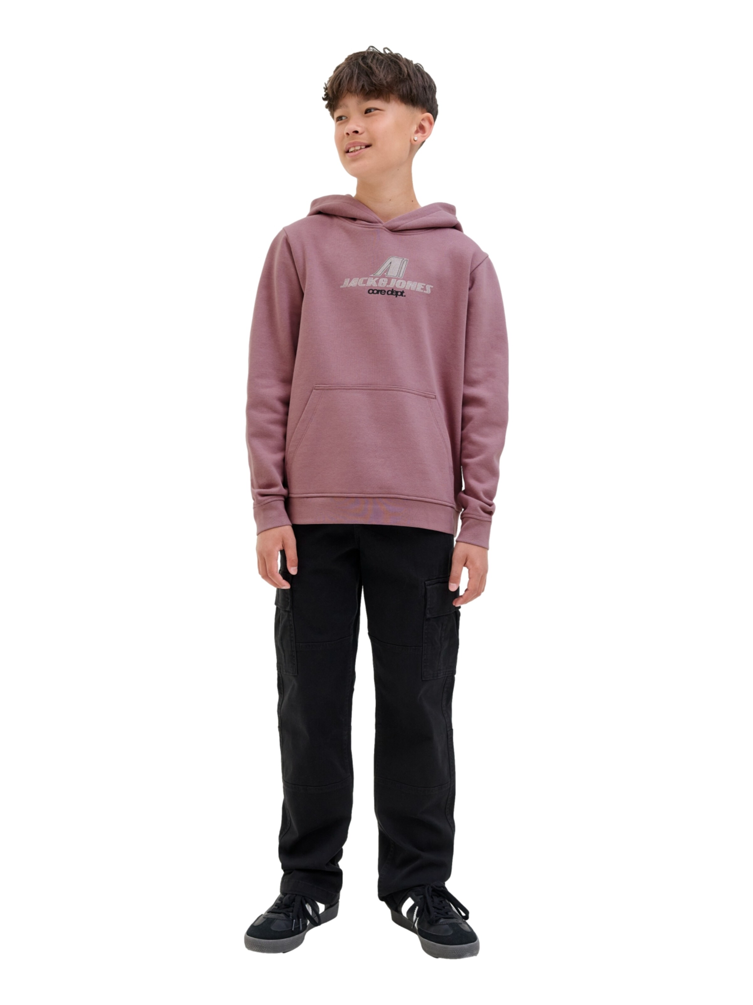Jack & Jones Junior Sweatshirt 'Tier' in Purple