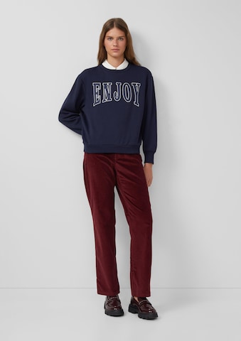 Regular Pantalon s.Oliver en rouge