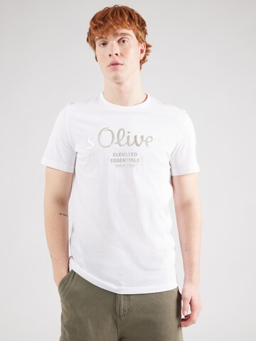 s.Oliver Shirt in White: front