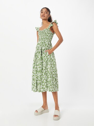 Abercrombie & Fitch Summer Dress in Green: front