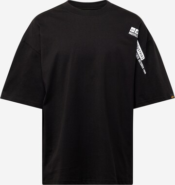 ALPHA INDUSTRIES Shirt in Black: front