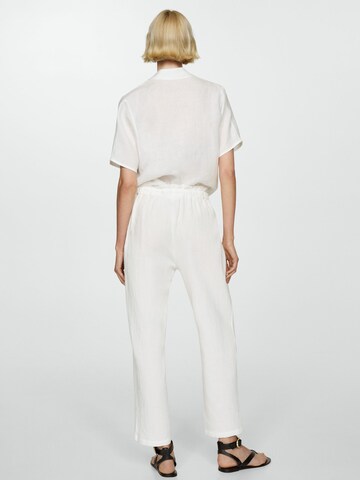 MANGO Regular Pants 'Indie' in White