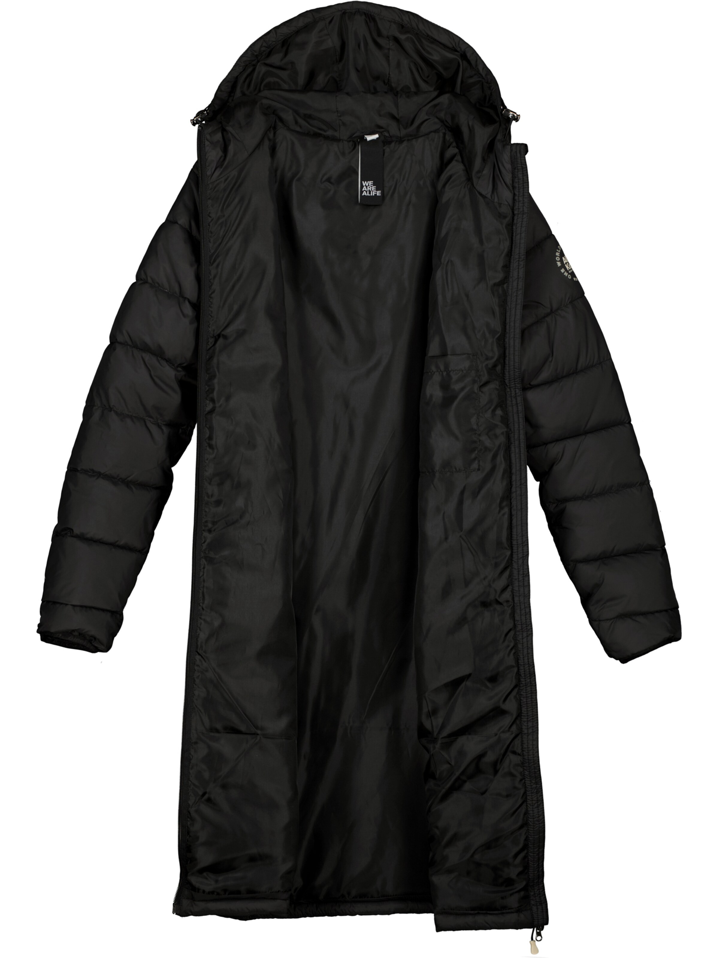 alife & kickin Zimný kabát 'FrancesAK' - Čierna