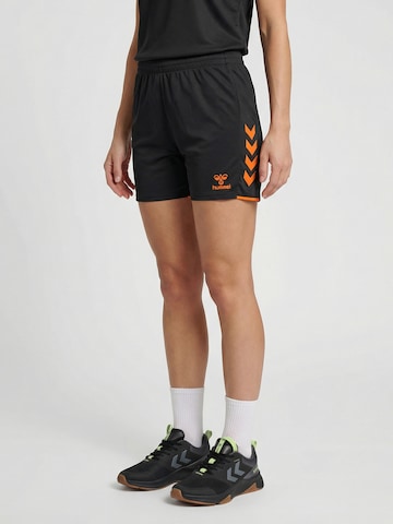 Regular Pantalon de sport Hummel en noir