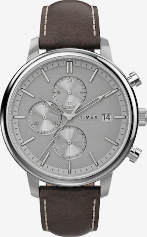 TIMEX Analoog horloge 'Chicago City Collection' in Bruin: voorkant