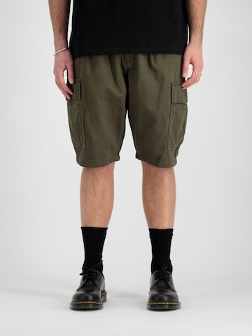 ALPHA INDUSTRIES Loosefit Kapsáče 'Aircraft' – zelená: přední strana