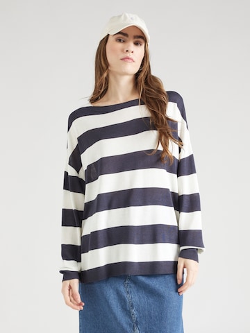 Sublevel Oversized trui in Blauw: voorkant