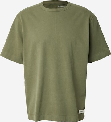 T-Shirt Abercrombie & Fitch en vert : devant