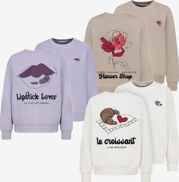 Fresh Made Sweatshirt in Mixed colors: front