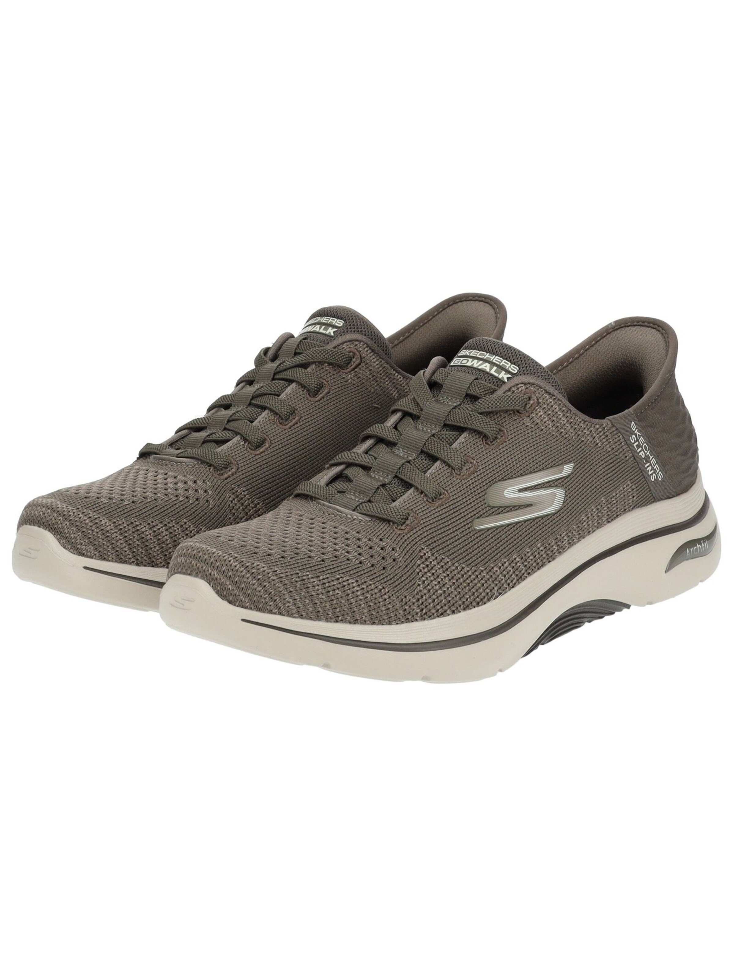 Baskets basses SKECHERS en gris