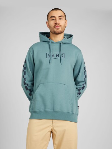 VANS Sweatshirt 'BOXED CHECK' i blå: framsida