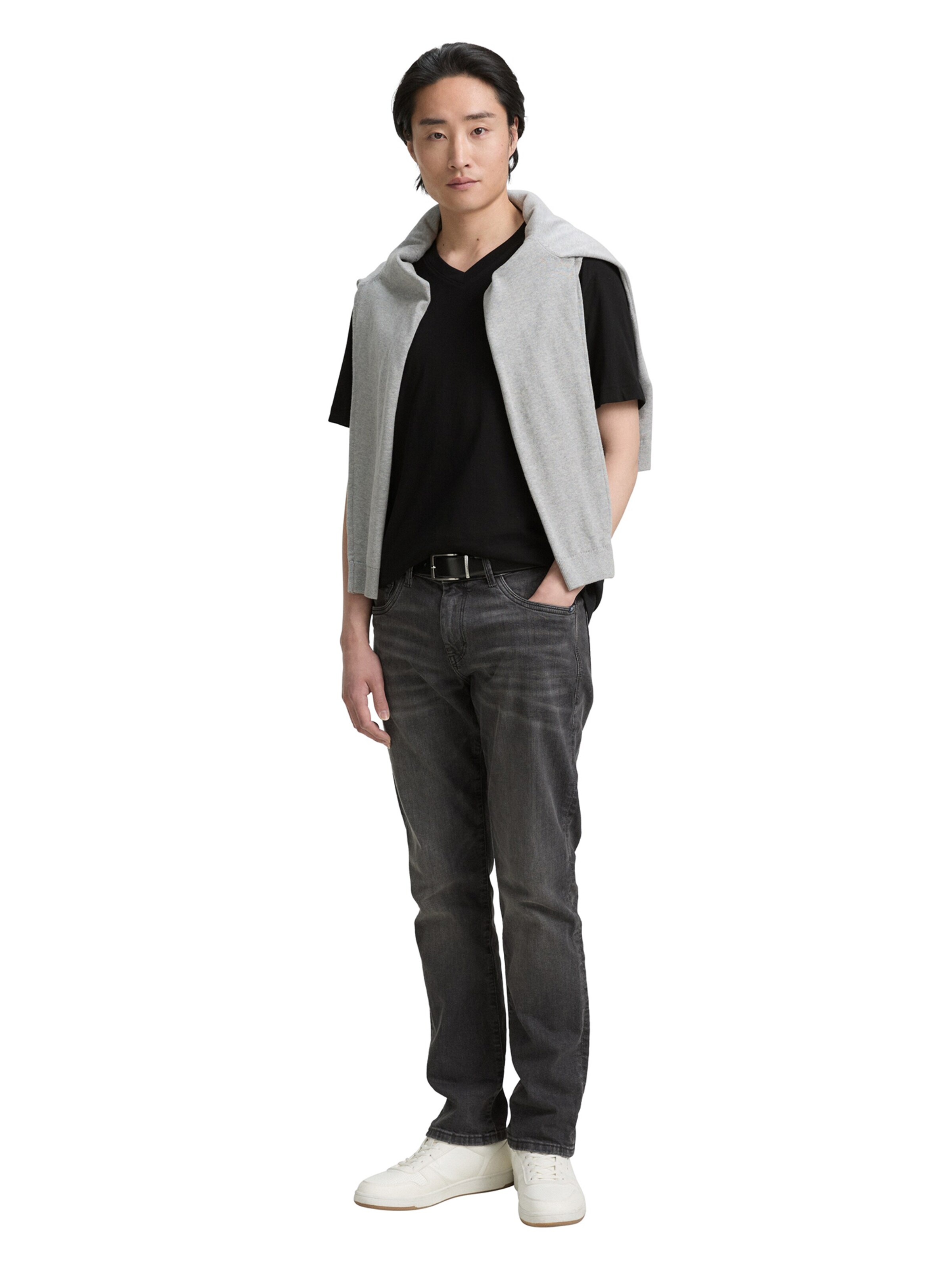 TOM TAILOR Tričko – černá