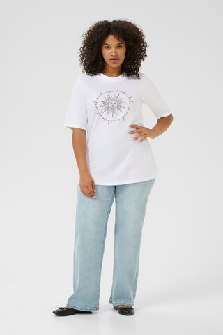 KAFFE CURVE Shirt 'KCFrey' in White