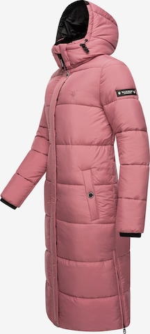 MARIKOO Płaszcz zimowy w kolorze różowy