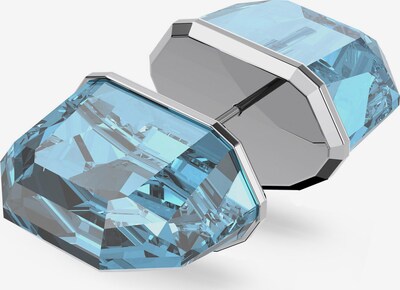 Cercei Swarovski pe albastru / albastru aqua, Vizualizare produs