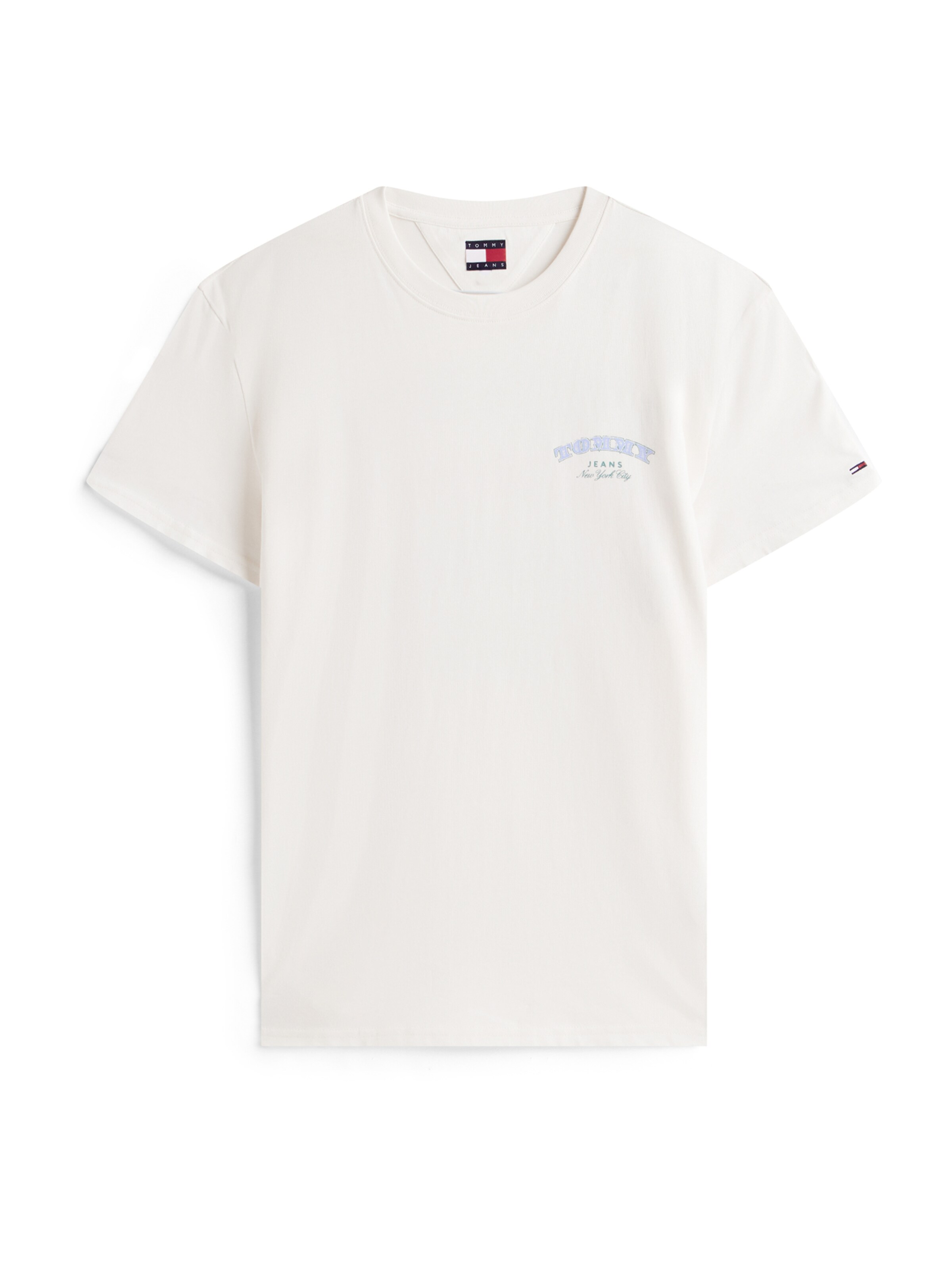 T-Shirt Tommy Jeans en blanc : devant