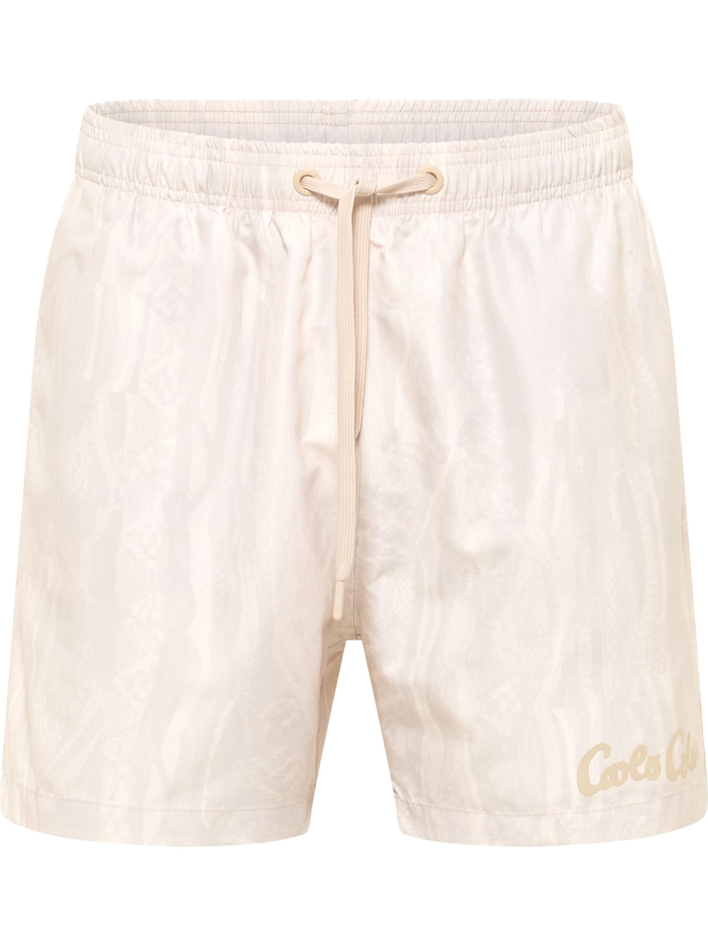 Carlo Colucci Badeshorts 'Fedel' in Beige: Vorderseite