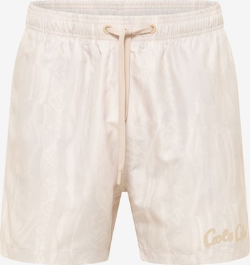 Carlo Colucci Badeshorts 'Fedel' in Beige: Vorderseite