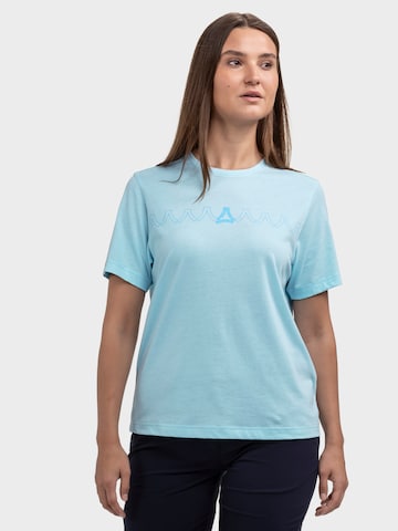 T-shirt fonctionnel 'Elmori' Schöffel en bleu : devant