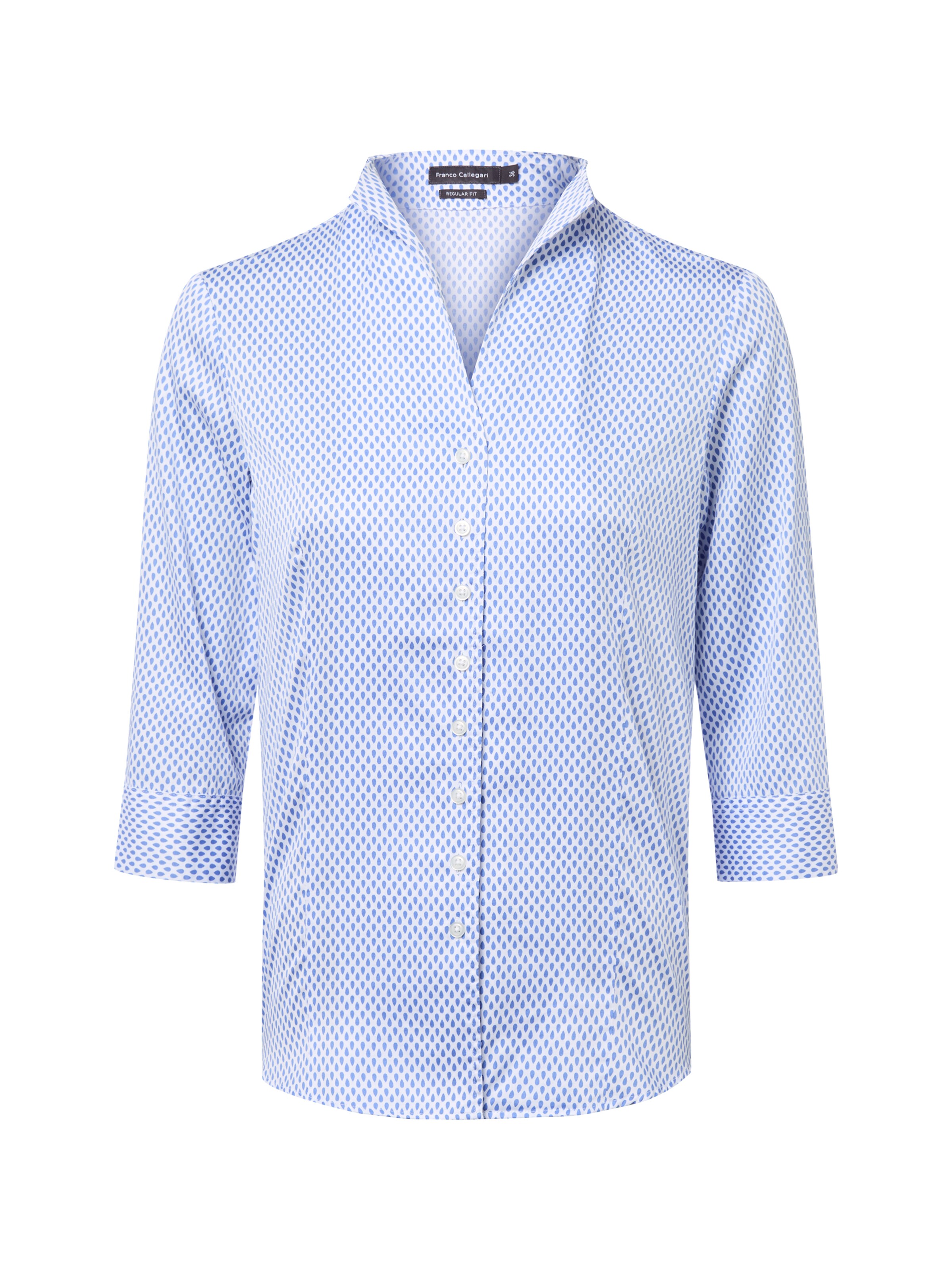 Franco Callegari Blouse in Blue: front