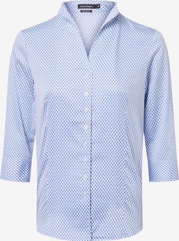 Franco Callegari Bluse in Blau: Vorderseite