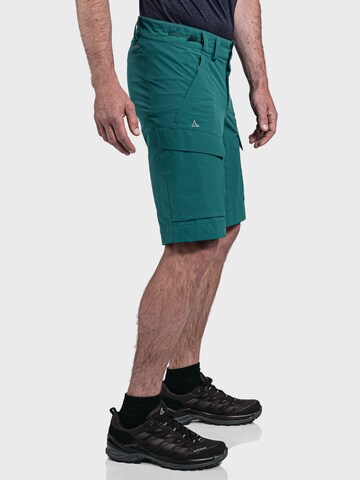 Schöffel Regular Outdoor trousers ' Kitzstein' in Green