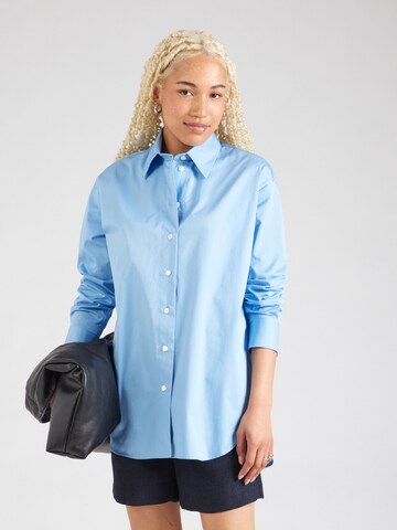 SEIDENSTICKER Blouse 'Schwarze Rose' in Blue: front