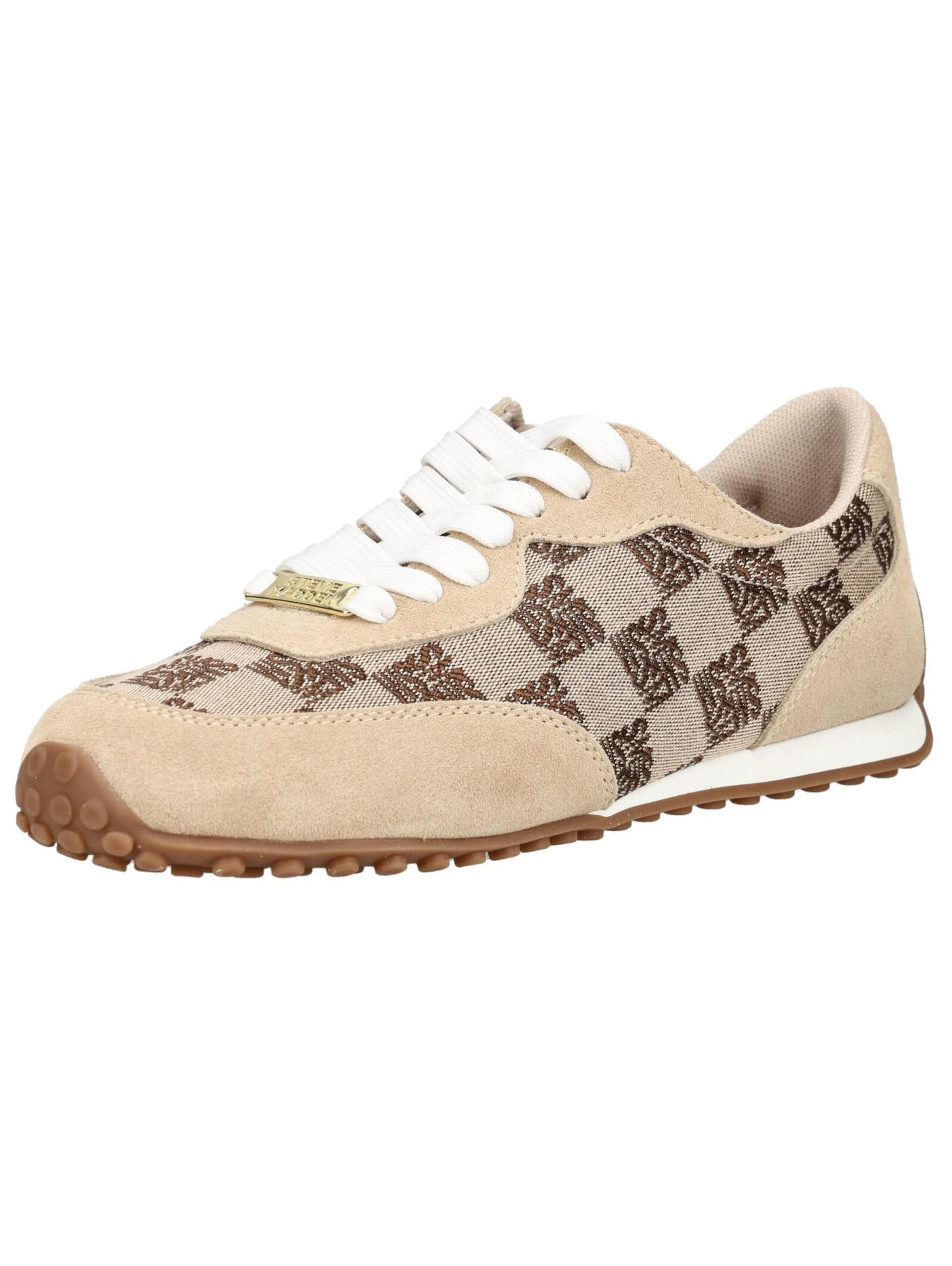 Sneaker bassa in 36 STEVE MADDEN di colore crema / cappuccino / marrone scuro, Visualizzazione prodotti
