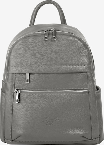 Samantha Look Backpack in Grey: front