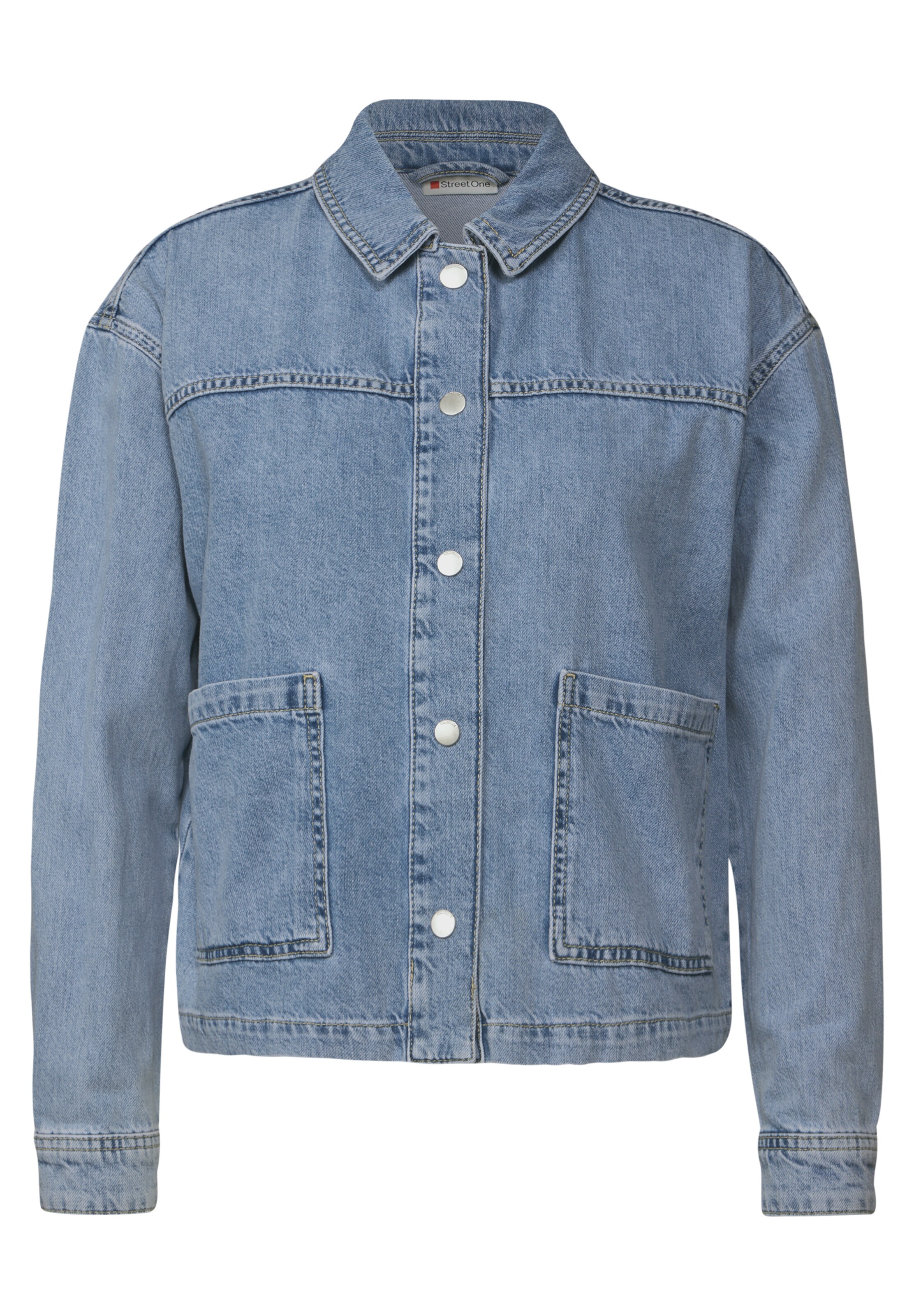 STREET ONE Between-Season Jacket in Blue: front