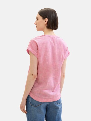 TOM TAILOR Bluse in Pink