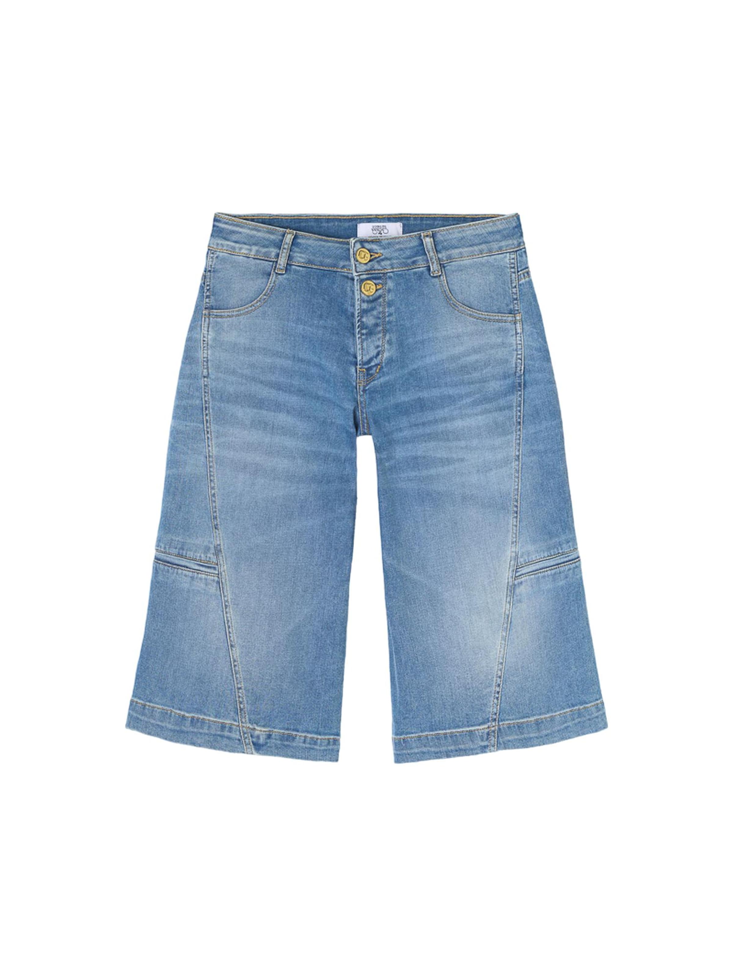 Le Temps Des Cerises Regular Jeans 'LOLO TWI' in Blauw: voorkant