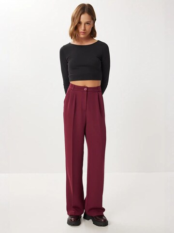 Wide Leg Pantalon 'Hose' Happiness İstanbul en rouge