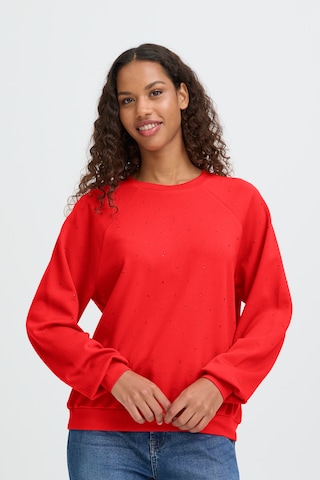 ICHI - Jersey 'Amias LS' en rojo: frente
