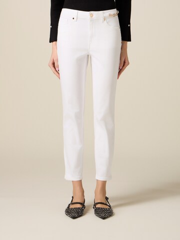 oltre - Skinny Pantalón en blanco: frente