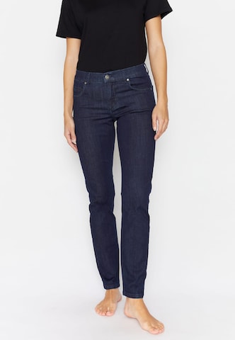 Angels Slimfit Straight-Leg Jeans in Blau: predná strana