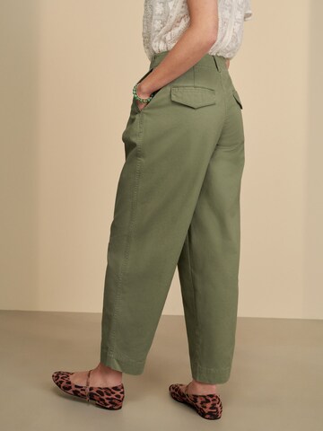 Next Loose fit Pleat-front trousers in Green